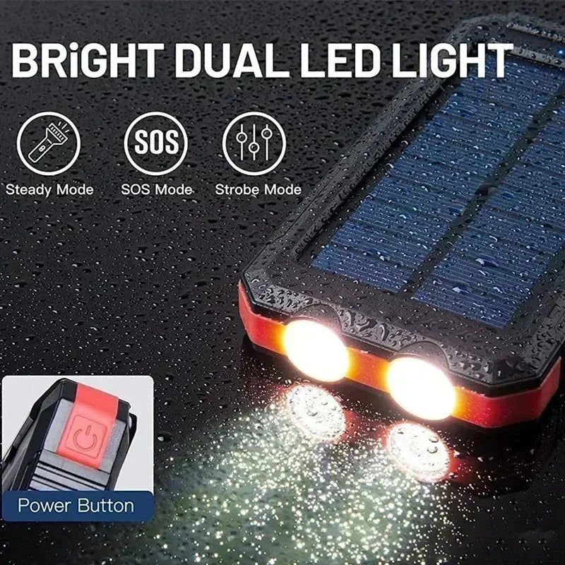 Solar Power Bank Portable Charger