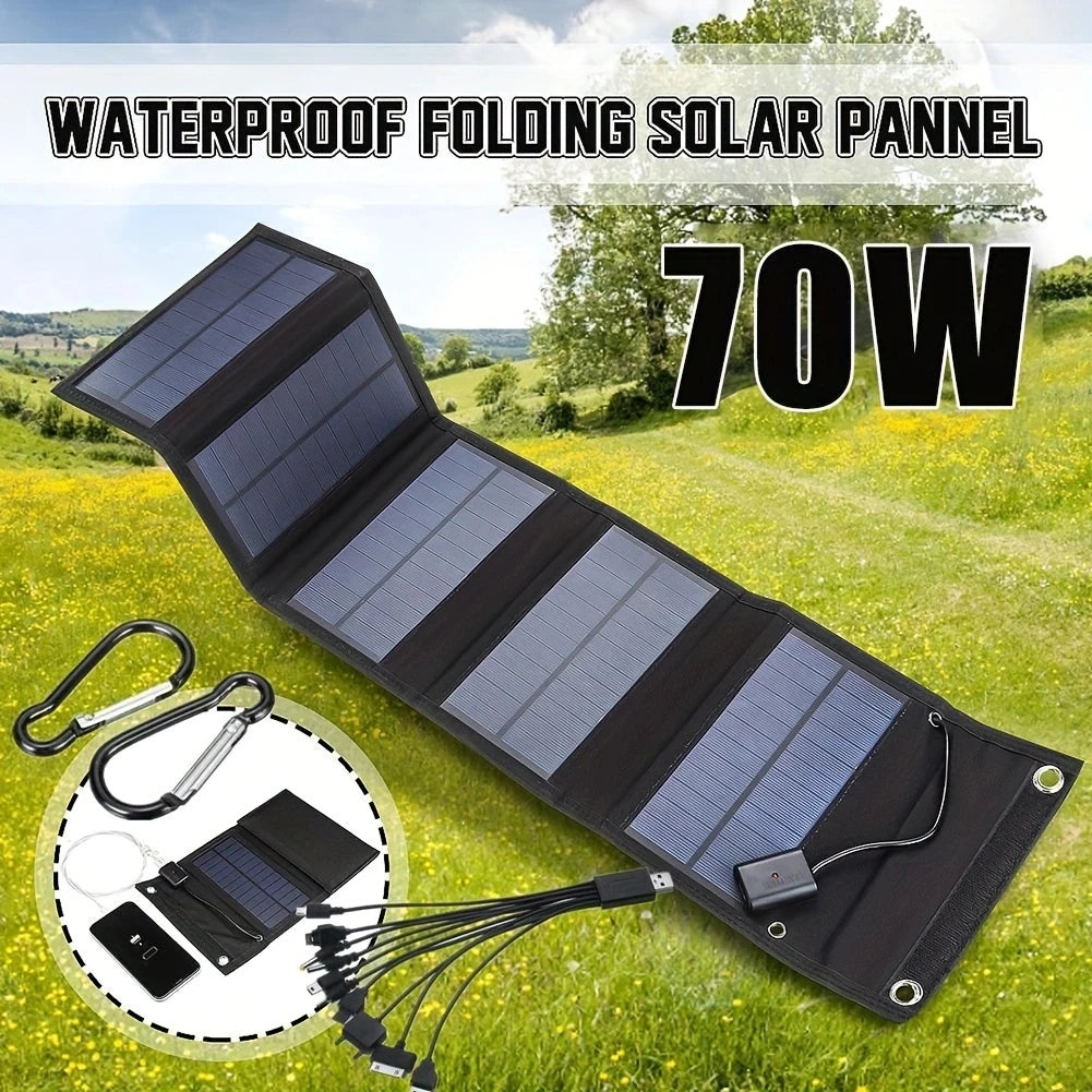 Portable 70W Foldable Solar Panel